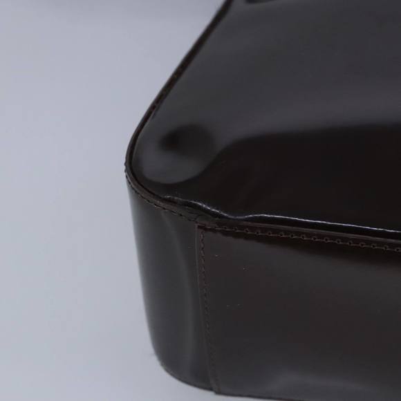 CELINE Shoulder Bag Enamel Brown Auth bs19881 - Picture 15 of 16